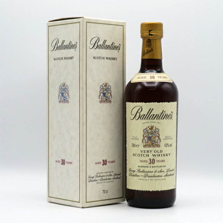 楽天市場】【レトロ】バランタイン30年 43度 700ml 正規品 （専用BOX入  