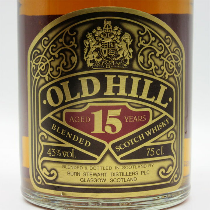 楽天市場】【レトロ】オールド・ヒル（OLD HILL）15年 43度 750ml （箱 