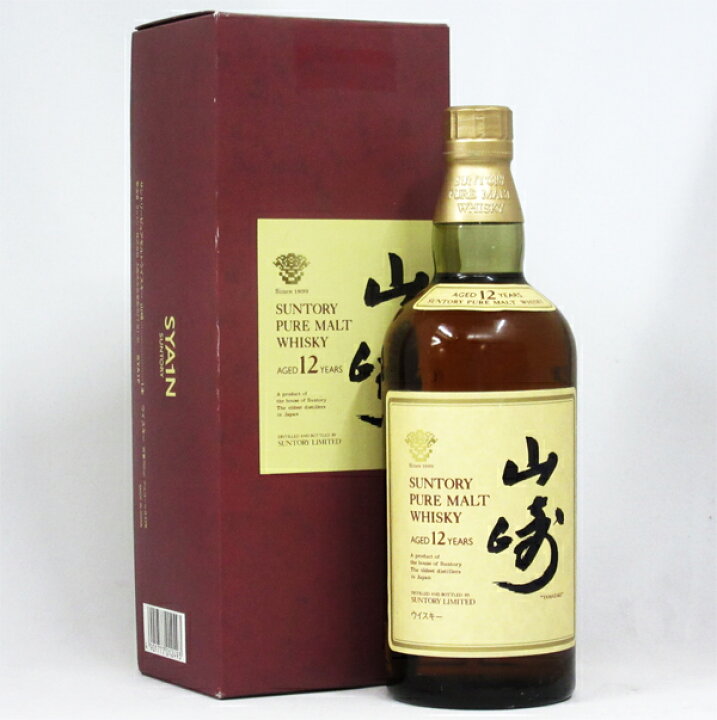 楽天市場】【レトロ】サントリー ピュアモルトウイスキー 山崎12年 43 