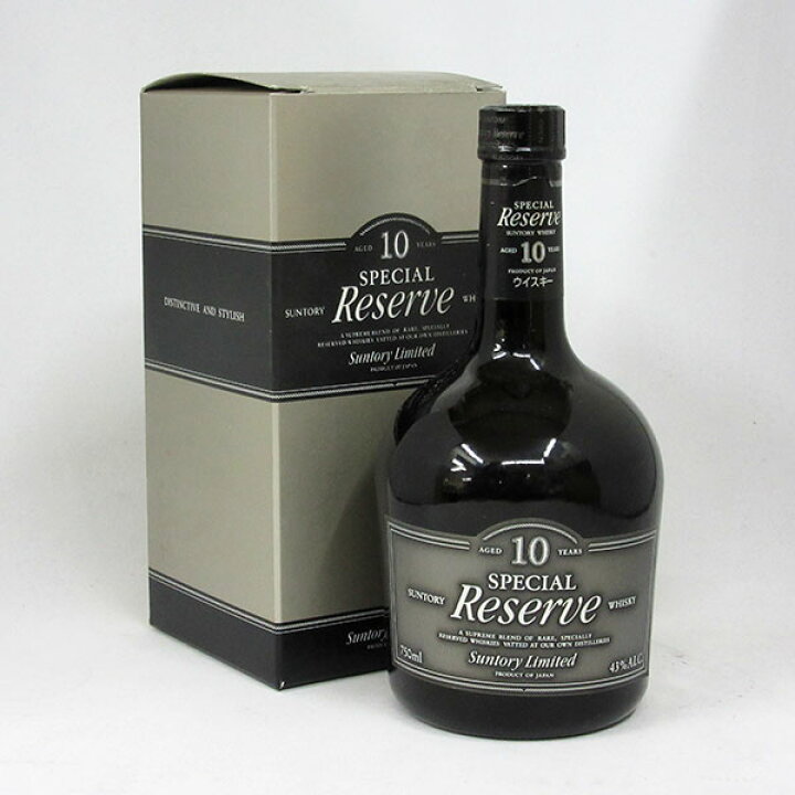 楽天市場】【レトロ】サントリー スペシャルリザーブ 10年 43度 750ml  