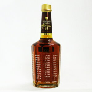 【レトロ】サントリーウイスキー 2000 (ミレニアム) 15年 700ml (箱なし)