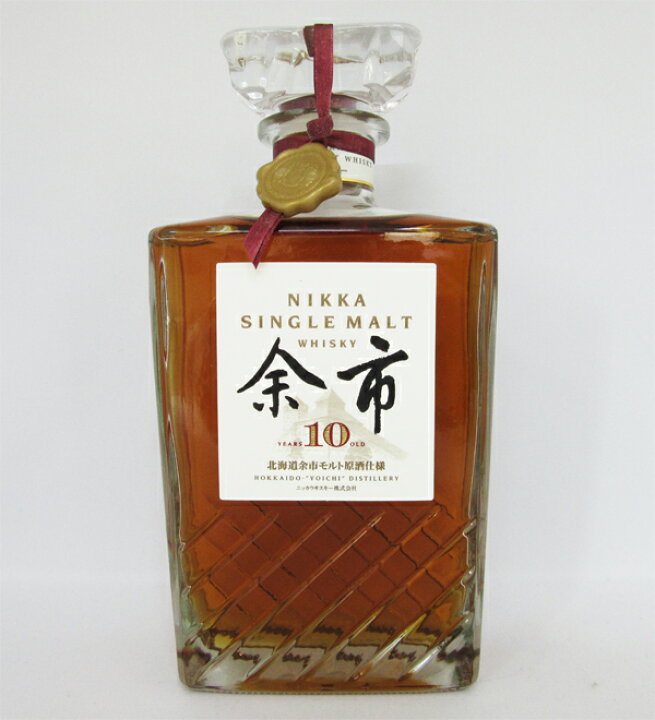 楽天市場】【レトロ】余市10年 角瓶 43度 700ml （専用化粧箱入 
