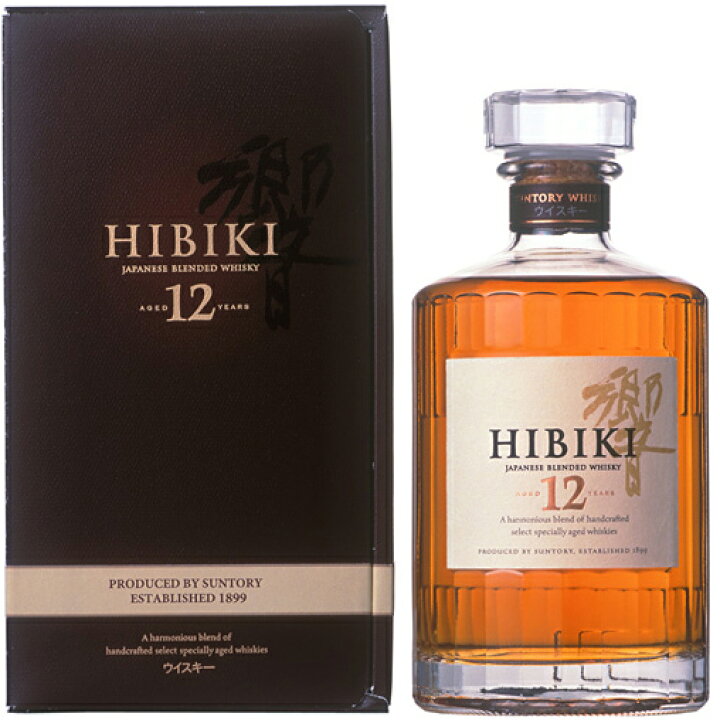 楽天市場】響12年 初期ラベル 43度 700ml （専用化粧箱入） : 中央酒販 