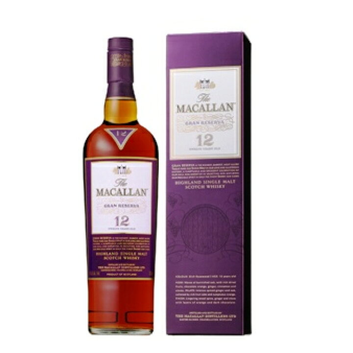 楽天市場】【レトロ】マッカラン12年 グランレゼルバ 45度 700ml 正規  