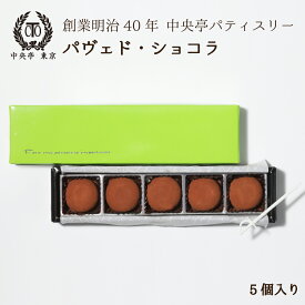 パヴェド・ショコラ 5個入り 冷凍 ショコラ スイーツ チョコレート チョコ 生チョコ 生チョコレート 洋菓子 ギフト プレゼント おすすめ 内祝い 誕生日 記念日 贈り物 贈答用 お取り寄せ クリスマス バレンタイン ホワイトデー