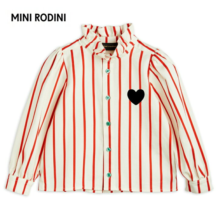 楽天市場】【mini rodini】Stripe Twill Blouse : chu chu CHUPETERIA