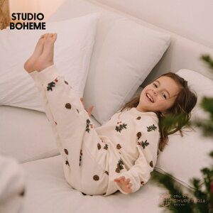 �ySTUDIO BOHEME�zPYJAMA FLEECE 2 PIECES - PINE BRANCHES