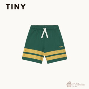yTINY COTTONSzSTRIPES LOGO SHORT dark emerald@/@^Cj[Rbg@^Cj[@25SS@V[gpc