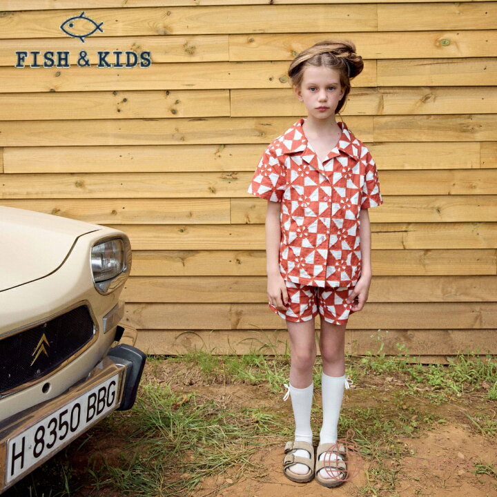 楽天市場】【Fish & Kids】PATCHWORK SHORT / フィッシュアンドキッズ 