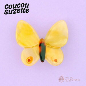 yCoucou SuzettezYellow Butterfly Hair Clip@/@NNV[bg NN Ki K  wAANZ wbhANZ wANbv Nbv ob^ N[ 񂴂 X 傤 F 