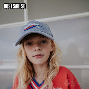 yCOS I SAID SOzLOGO DENIM CAP@/@25SS@RYACZbh\[@Lbv@Xq@j̎q@̎q@S@fj