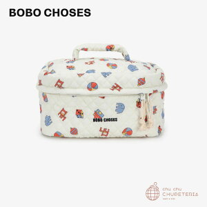 【BOBO CHOSES】Toys all over quilted pouch / ボボショーズ ボボ 男の子 女の子 ベビー 25AW ポーチ おむつ入れ