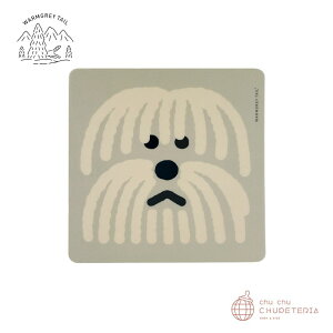 �y���\�� 1����{���ח\��z�s���������t�yWARMGREY TAIL�z Fluffy Dog Mouse Pad - BEIGE