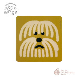 �y���\�� 1����{���ח\��z�s���������t�yWARMGREY TAIL�z Fluffy Dog Mouse Pad - DARK YELLOW