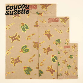＼＼3,980円以上送料無料 ／／【Coucou Suzette】Christmas Paper Bags　/　ククシュゼット　クク　正規商品　正規　公式　ラッピング　ギフト包装　クリスマス