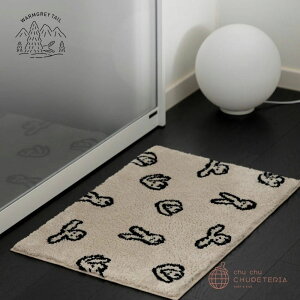 styWARMGREY TAILzBUNNY BUNNY DOORMAT