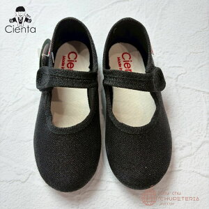 �yCIENTA�zVelcro Ballet Shoes- 500 Negro glitter/ �V�G���^ �C �L�b�Y�x���N���V���[�Y �o���G�V���[�Y ���� ���� ���w �q�ǂ��C �t�H�[�}���C �I�P�[�W����