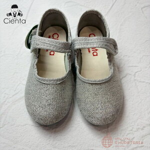 �yCIENTA�zVelcro Ballet Shoes - 500 Plata glitter/ �V�G���^ �C �L�b�Y�x���N���V���[�Y �o���G�V���[�Y ���� ���� ���w �q�ǂ� �t�H�[�}���C �I�P�[�W��