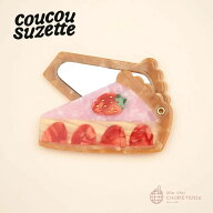 【Coucou Suzette】Strawberry Pie Mirror / ククシュゼット クク 正規商品 正規 ヘアアクセ ヘアクリッ…