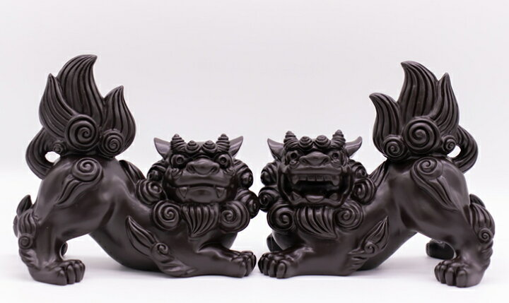 楽天市場 かじまやーシーサー黒大コロナ ギフト 沖縄 お土産 魔除け 置物 玄関 新築祝い 内祝い 引っ越し祝い お守り シーサー お守り 誕生日 内祝い 美らさんぴん Okinawa Mart