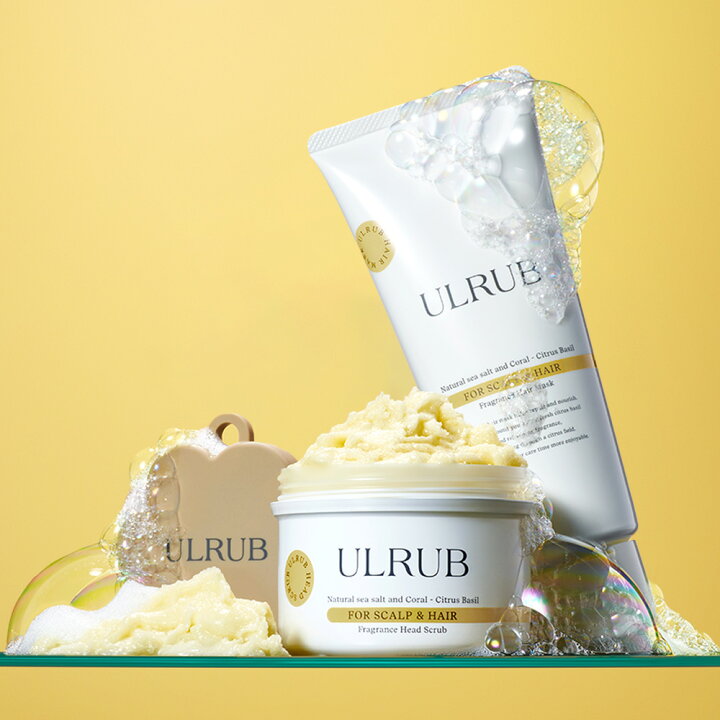 楽天市場】ULRUB ヘッドスクラブ200g ヘアマスク200g スカルプブラシ 