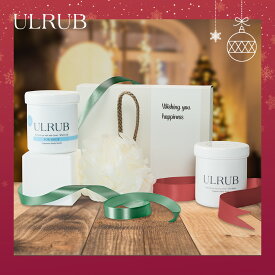 ＼ギフト限定30%OFFクーポン／【X'mas GIFT】ULRUB ウルラブ ギフトセット ボディスクラブ 460g ホワイトリリー 460g 泡立てネット【公式】大容量 スクラブ ボディソープ 角質ケア お尻 くすみ デリケートゾーン いい香り 誕生日 プレゼント ギフト 女性 クリスマス