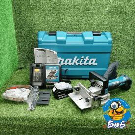 ＼本日店内ポイント5倍／中古品 makita マキタ 18V 充電式ジョイントカッタ 3.0Ahバッテリ1個＋充電器付き PJ180DRF