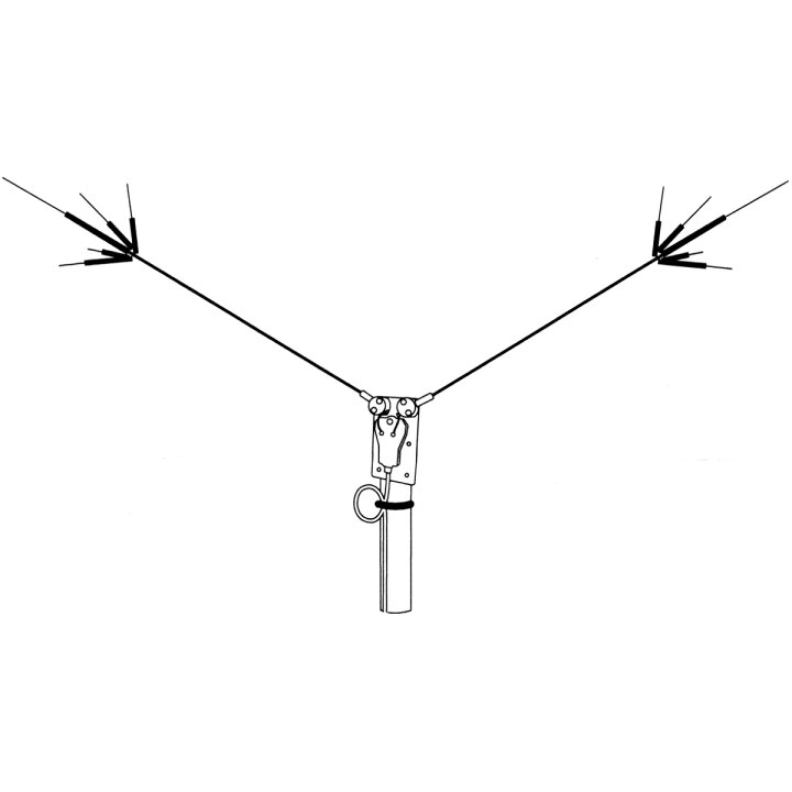 楽天市場】HFV5 ダイヤモンド HFダイポールアンテナ 7/14/21/28/50MHzV  