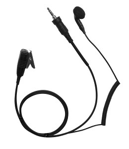 CEM100YL コメット 携帯無線機用イヤホン&マイク スタンダード トランシーバー用(1ピン−4極ネジ付防水コネクター)