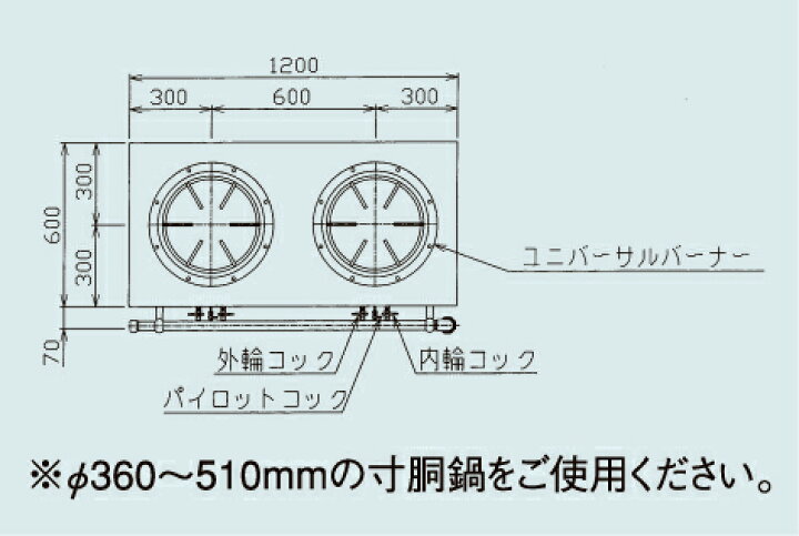 楽天市場】MLSG-126 マルゼン 業務用 外管式スープレンジ ローレンジ 2 