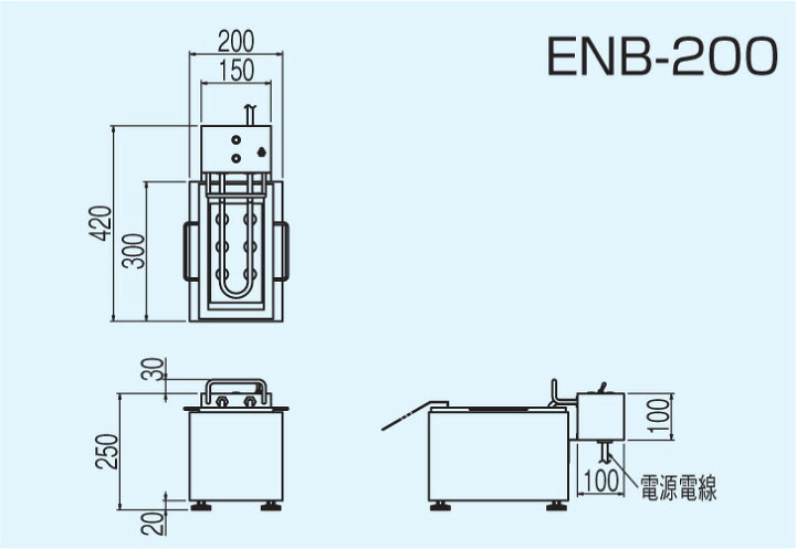 楽天市場】ENB-200 ニチワ電機 電気卓上解凍ゆで槽 : 厨房センター