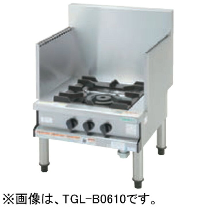 楽天市場】TGL-B0610AF タニコー ガスローレンジ スープレンジ 圧電 
