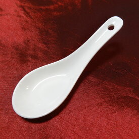 白中華　デザート用ミニレンゲ　10本 (中華食器/れんげ/蓮華/ミニ/小/セット）