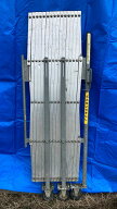 仮設足場材　アルミキャスターゲート54型　中古　H約1.5m　幅約5,400mm　片開き（左右固定兼用）　簡易型…