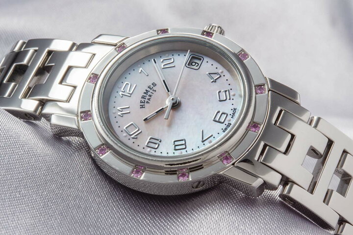 楽天市場】エルメス クリッパー ナクレ Ref.CL4.230 スチール(SS