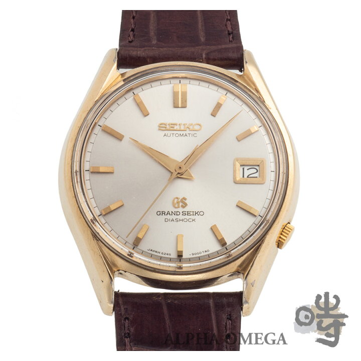 楽天市場】グランドセイコー 62GS Ref.6245-9001 メッキ(YGP) 1966年12 