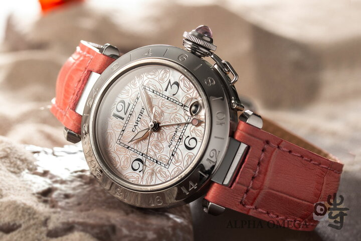 楽天市場】カルティエ パシャC GMT Ref.W3107C99 スチール(SS) ピンク  