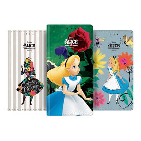 Disney Alice 手帳型 スマホケース アリス iPhone13 Pro MAX iPhone SE3 2022 ダイアリー 保護 カバー 人気 Disney キャラクター グッズ iPhone12 iPhone11 iPhoneXS 公式 イラスト ホテル リゾート 可愛い チェシャ猫 ウサギ ハートクイン タブレット アイテム おそろい