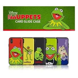 Disney マペット iPhone14 Plus Pro MAX カード収納 iPhoneケース iPhone13 SE3 カバー Muppets 人気 ディズニー 公式 キャラクター グッズ iPhone12 iPhone11 iPhoneXS イラスト アニメ おそろい カップル アイテム スリム 韓国 有名 流行 服 化粧品 カーミット