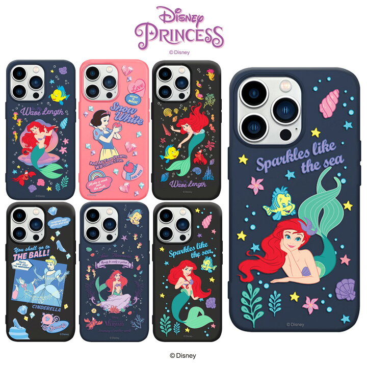 楽天市場 Disney プリンセス Iphone14 Plus Pro Max スマホケース Iphone13 Se3 ソフト カバー アリエル 白雪姫 人気 公式 キャラクター グッズ イラスト アニメ おそろい アイテム スリム 韓国 有名 流行 服 姫 Tpu シリコン Princess アイフォン Iface