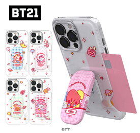 BT21 iPhoneケース iPhone13 Pro MAX iPhone12 iPhone11 iPhoneXS iPhoneX iPhoneXR iPhoneSE スマホケース グッズ キャラクター BTS 公式 防弾少年団 韓国 カード収納 半透明 クリア ケース