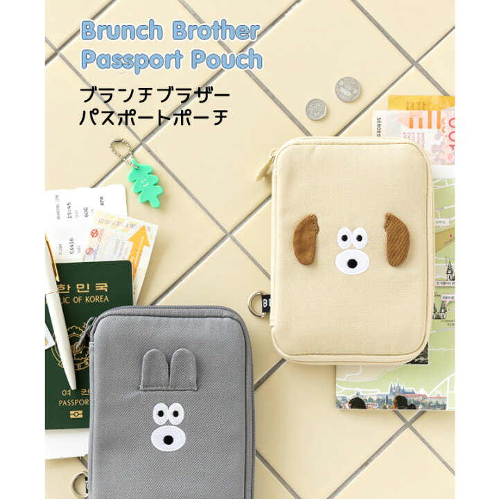 楽天市場】Brunch Brother パスポート ポーチ ケース ROMANE Passport 