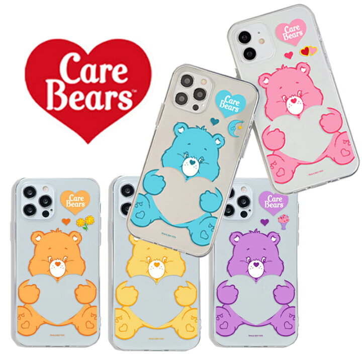 楽天市場 Carebears ケアベア スマホ 透明 クリア カラフル レインボー カバー 公式 キャラ スリム テディベア くま シンプル デコ 写メ 写真 保護 人気 新作 海外 アニメ Iphone14 Pro Max Iphone13 12 11 Xs Xr Se2 可愛い