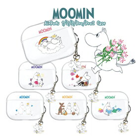 AIRPODS PRO/PRO2 CASE エアーポッズ1/2/3世代 ピーナッツ スヌーピー MOOMIN ムーミン 透明 クリア キーホルダー ストラップ付き 公式 グッズ 人気 イラスト プロ ケース キャラクター イヤホン 無料配送 ワイヤレス 充電 アクセサリー 原宿 女子高生 アクセサリー