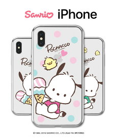 サンリオ キャラクター iPhone14 Pro Max iPhoneケース iPhone13 iPhone12 iPhone11 ポチャッコ ドット 可愛い シンプル 透明 クリア スケルトン 便利 ストラップ 癒し カフェ グッズ Sanrio サンリオ くじ アニメ イラスト 通販