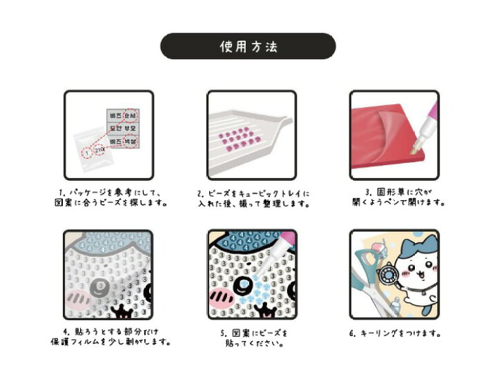 楽天市場】ちいかわ グッズ 1+1+1 キャラクター ダイヤモンドアート 