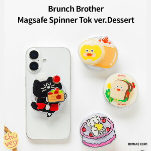 u`uU[ iPhone Galaxy AhCh MagSafe ANZT[ Xsi[gbN ver. fU[g iPhone16 iPhone16pro iPhone15 iPhone15pro P[X  ObY Brunch Brother ROMANE ؍CeA Vv C