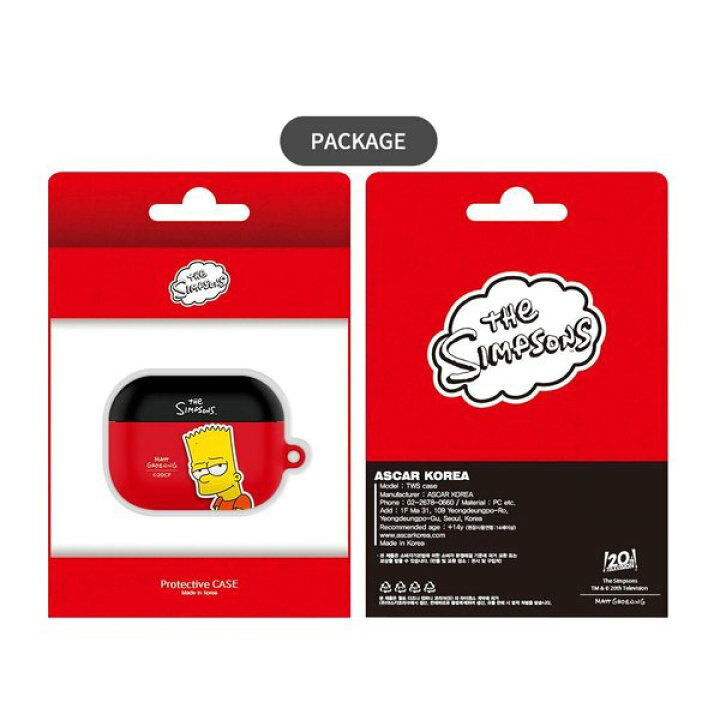 ザ シンプソンズ エアーポッズ プロ ケース 1 2兼用 グッズ キャラクター 画像 フィギュア 壁紙 マギー ホーマー ハードケース イヤホン スマホアクセサリー 再再販