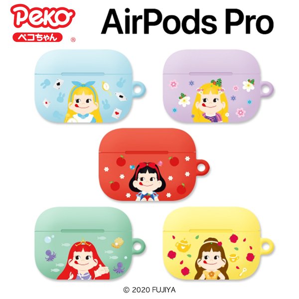 人気新品入荷 Airpods Pro Case ペコちゃん エアーポッズプロケース プリンセス パターン キャラクター AirpodsProケース  ワイヤレス対応 イヤホン ペコちゃんのほっぺ 人形