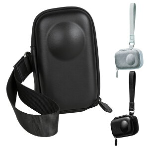 Insta360 X6 �P�[�X �J�o�[ ���΂� �|�[�` �|�[�^�u�� �L�����o�X�� / ���U�[�� ��� �|�[�` �|�[�^�u�� �X�g���b�v�t�� �d��EVA�|�[�` �C���X�^360 360�x�A�N�V�����J���� �ی�P�[�X ���[�o�b